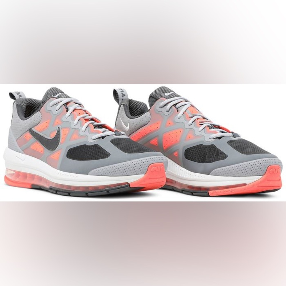 Nike Air Max Genome Anthracite Bright Crimson Sneakers | 10.5